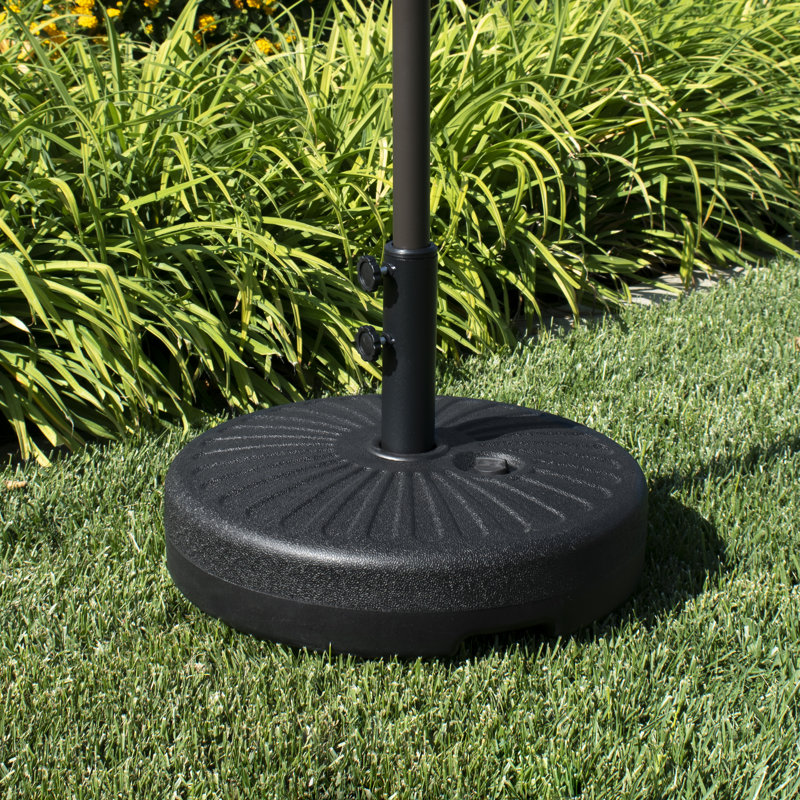 The Twillery Co.® Pierpoint Round Hard Plastic Free Standing Umbrella Base & Reviews Wayfair